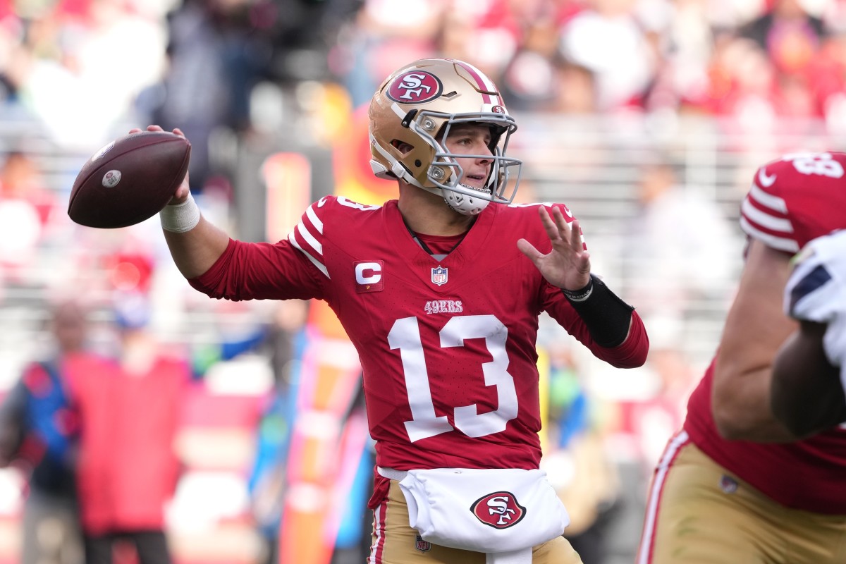 Brock Purdy threw for 368 yards and two touchdowns in San Francisco's win over Seattle.